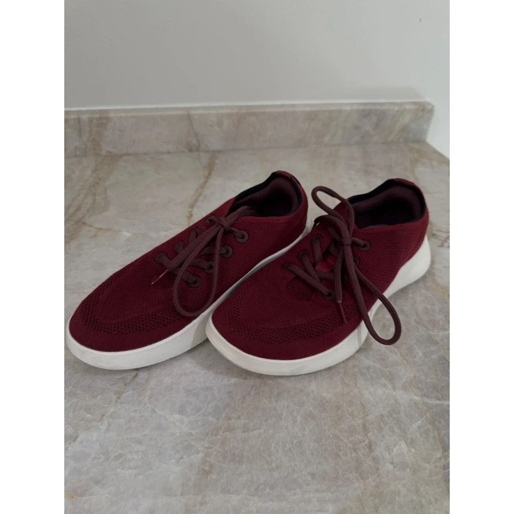 Allbirds Tree Runner Go Burgundy Women's Sneakers A10967 Size 10